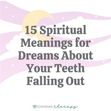 The Significance of Teeth in Dreams