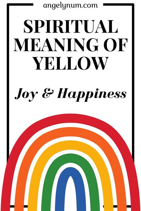 The Significance of Yellow: Joy, Ingenuity, and Positivity