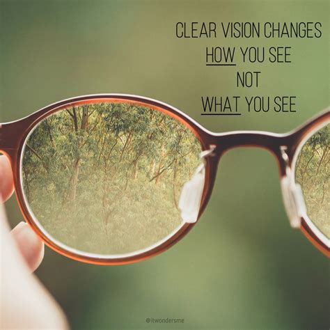 The Significance of a Clear Vision