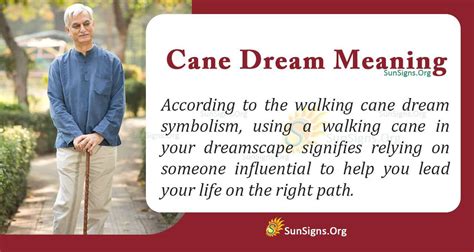 The Significance of a Walking Cane in Dream Interpretation