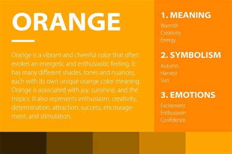 The Significance of the Color Orange in Symbolic Analysis