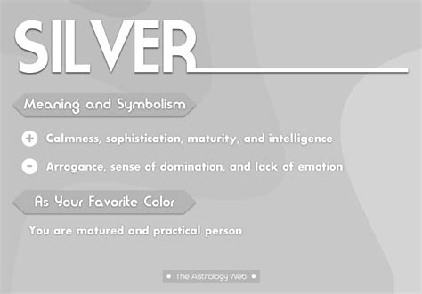 The Significance of the Color Silver: Exploring Its Symbolic Meaning