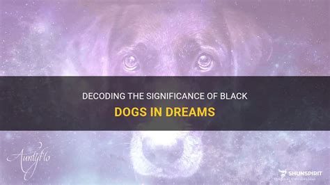 The Significance of the Ebony Hound in Dreamscapes