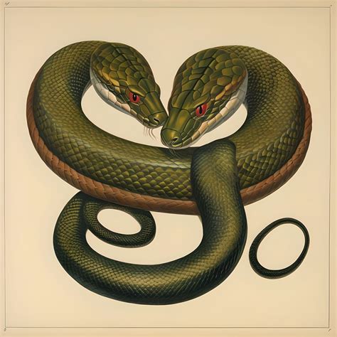 The Significance of the Snake's Behavior in a Dream with a Two-Headed Serpent