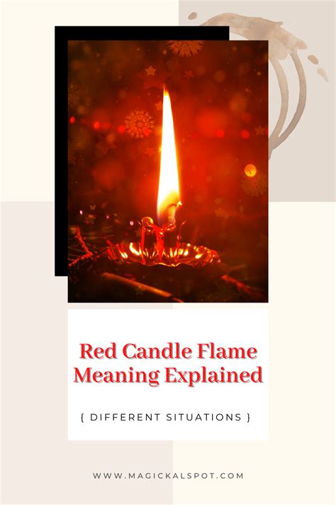 The Spiritual Interpretation: Red Flames as a Symbol of Transformation and Power