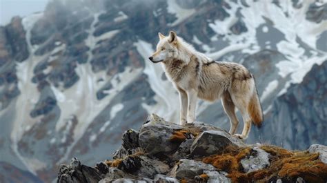 The Standing Wolf: A Vision of Strength and Independence