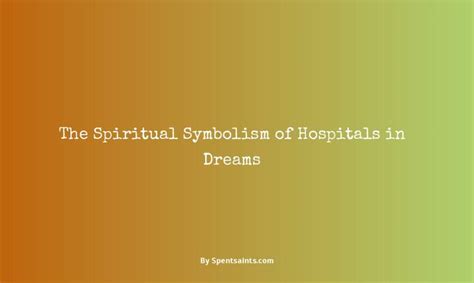 The Symbolic Interpretation of Psychiatric Facilities in Dreams