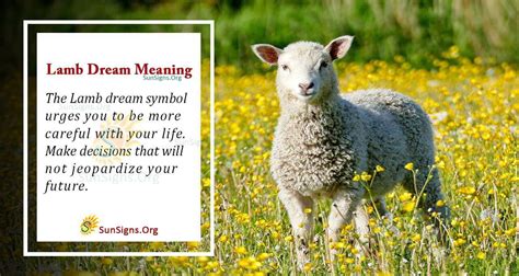 The Symbolic Meaning of Sheep and Lambs in Dreams