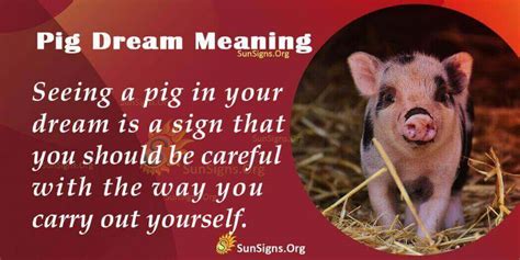 The Symbolic Meaning of Swine in Dreams