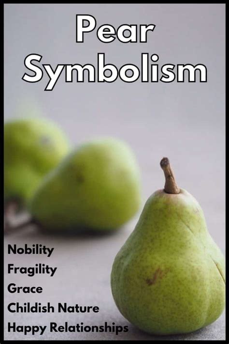 The Symbolic Meaning of a Pear in Dreams