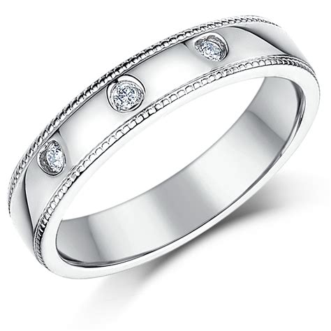 The Symbolic Power of Elegant Silver Diamond Bands