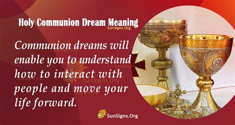 The Symbolic Significance of Communion-Related Dreams