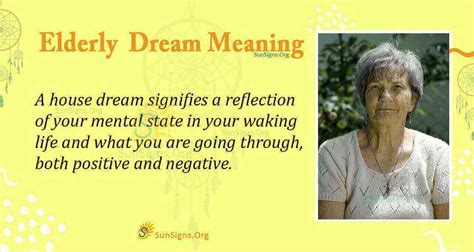 The Symbolic Significance of an Elderly Woman in Dream Analysis