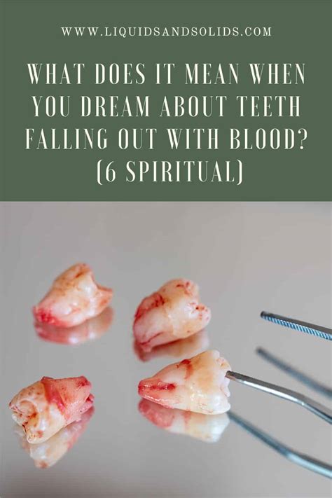 The Symbolism Behind Bloodied Teeth in Dream Imagery