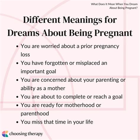 The Symbolism behind Pregnancy Dreams