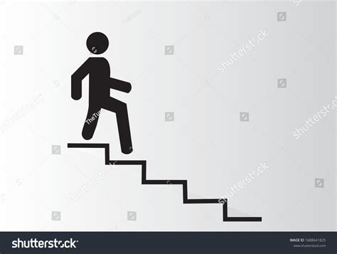 The Symbolism of Observing a Person Descending Stairs