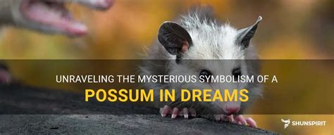 The Symbolism of Possum in Dreams