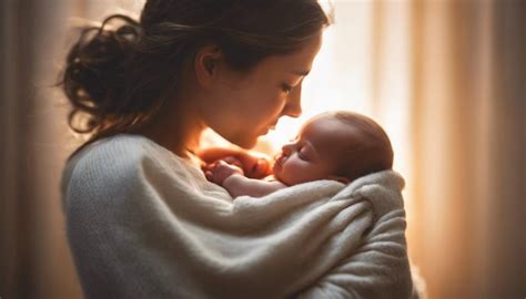 The Symbolism of a Motherly Figure Cradling an Infant in One's Dreams