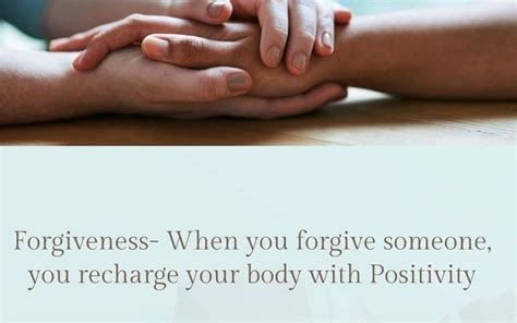 The Transformative Power of Embracing Forgiveness