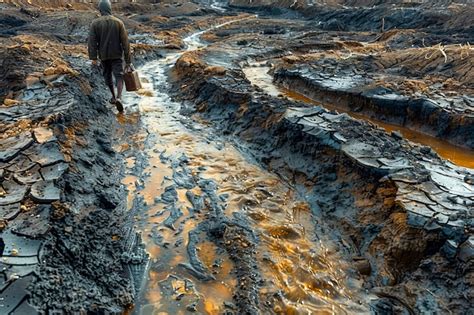 The Unusual Sensation of Walking through Muddy Terrain