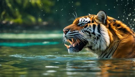 The Water Element: Unveiling the Significance of Tigers' Aquatic Motion in Dreams