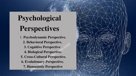 The psychological perspective