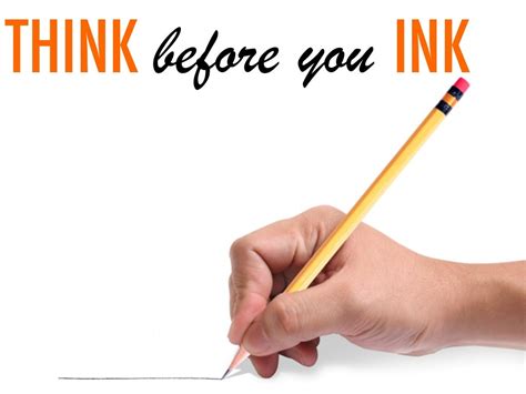 Think Before You Ink: The Importance of Consideration and Research