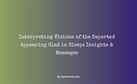 Tips for interpreting and comprehending extraordinary sleep visions