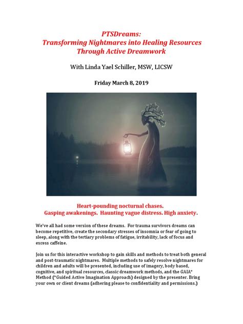 Transforming Nightmares into Healing: The Therapeutic Potential of Dreamwork