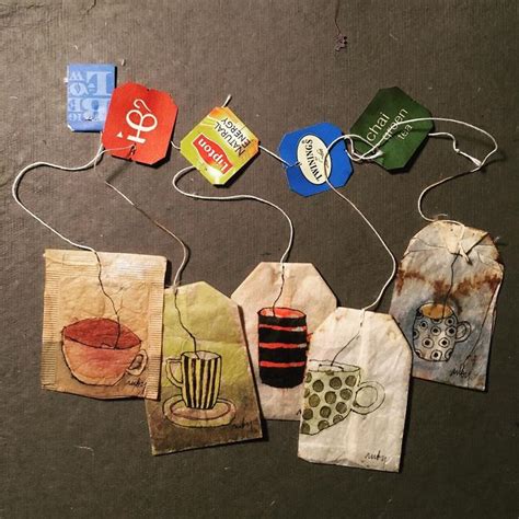 Transforming Used Tea Bags into DIY Home Decor