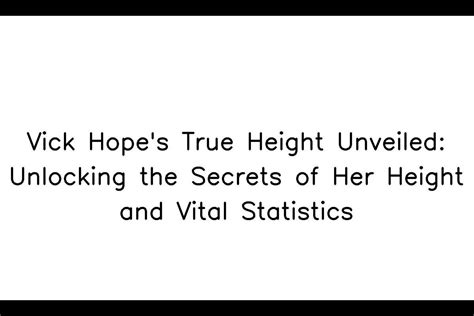 True Height: Unveiling Traci Taylor's Actual Height