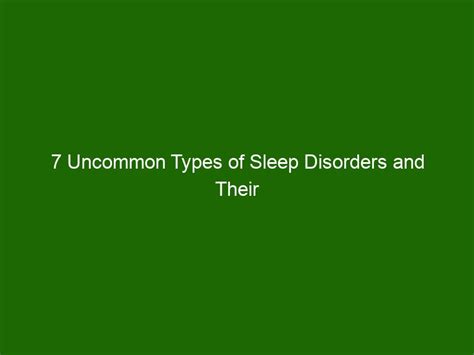 Uncommon Sleep Disorders and Their Link to Insect-Infused Dreamscapes