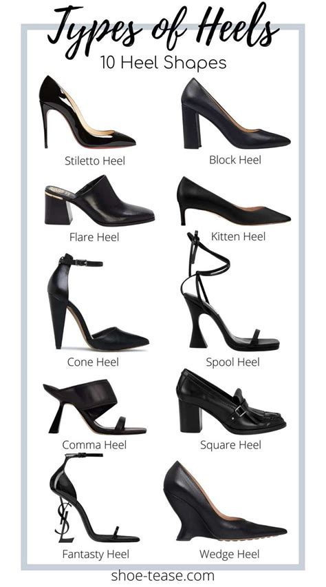 Understanding the Different Types of High Heels: Exploring Varieties from Stilettos to Wedges