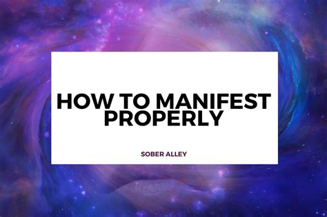 Understanding the Potential of Manifestation