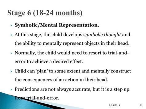 Understanding the Symbolic Representation of Infants