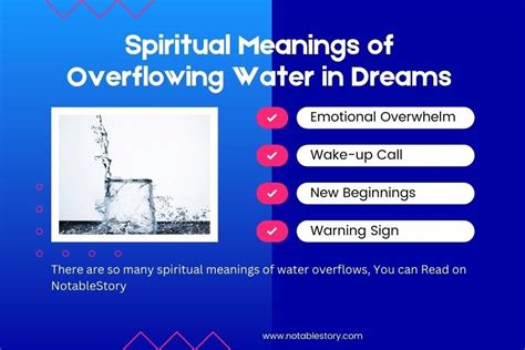 Unlocking the Meaning behind Dreams of Overflowing Liquid: A Journey into Symbolism and Significance