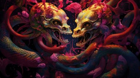 Unraveling the Significance of one Serpent Devouring another in Dreams