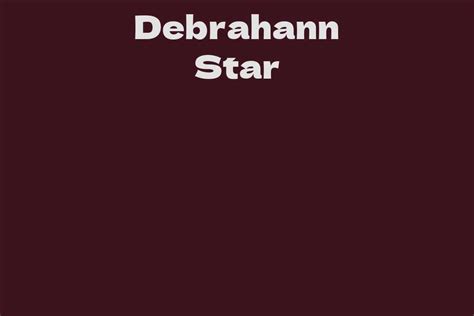 Unveiling Debrahann Star's Financial Standing