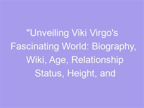 Unveiling Viki Virgo: A Multifaceted Talent