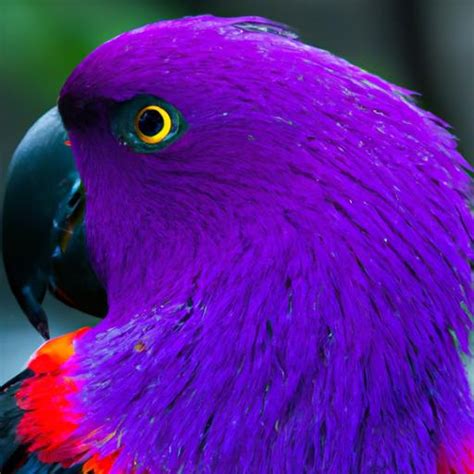 Unveiling the Enchanting Appearance of the Enigmatic Violet Parrot