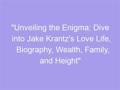 Unveiling the Enigma: Dante Posh's Age, Height, and Figure
