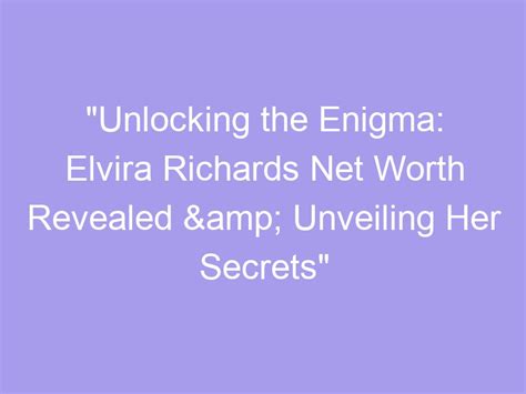 Unveiling the Enigma: Kay Carter's Secrets Revealed