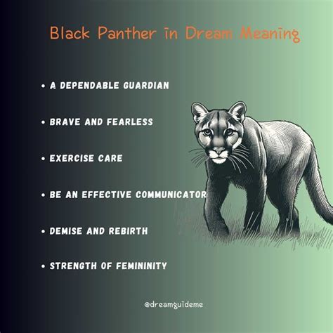 Unveiling the Hidden Desires Reflected in Panther Dream Symbolism