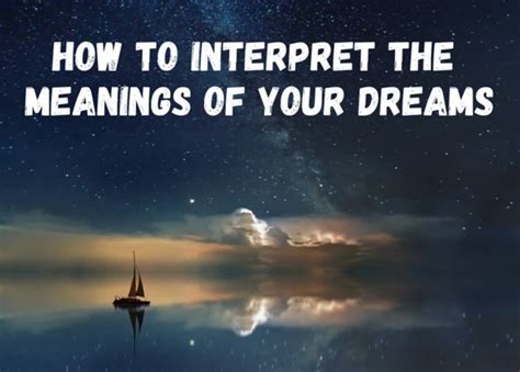 Unveiling the Psychology behind Symbolism in Dreams