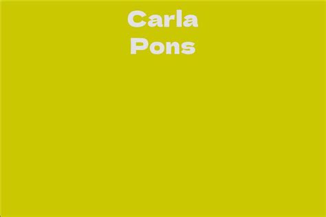 Unveiling the Rise of a Sensation: Carla Pons' Remarkable Impact on the Adult Film Industry