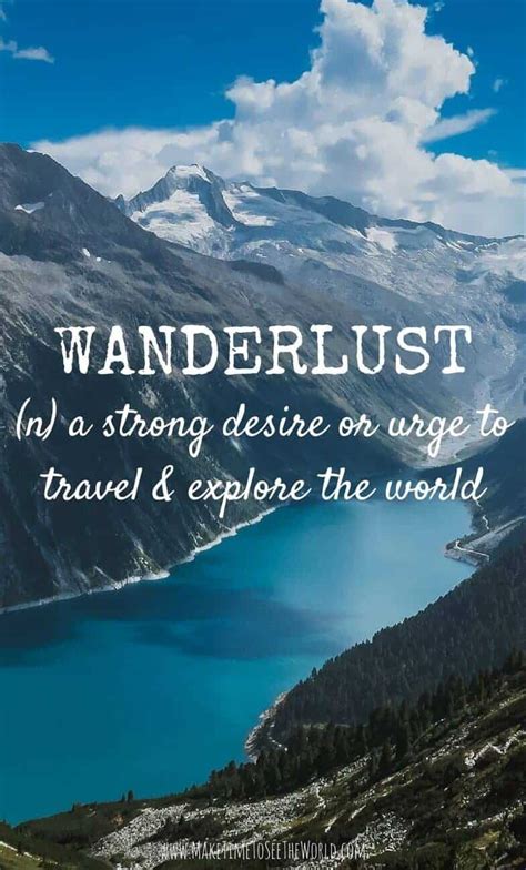 Wanderlust: The Desire to Discover