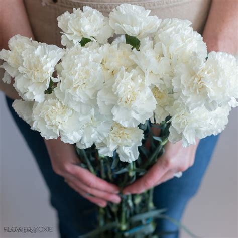 White Carnations as Wedding Flowers