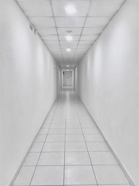 White Hallways as a Metaphor for Mental Clarity