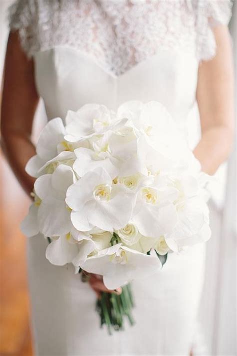 White Orchids as Wedding Bouquets: A Timeless Choice