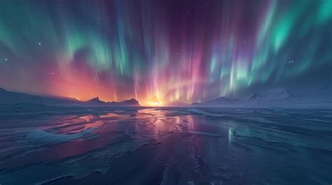 Winter's Celestial Symphony: The Role of Frosty Flames in Captivating Aurora Borealis